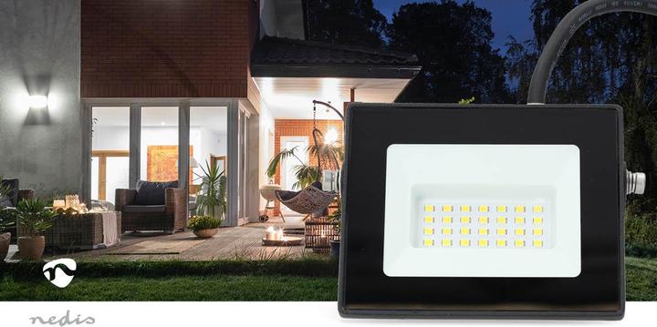 Produktbild Nedis LED-Flutlicht - 4000 K - Nennlichtstrom: 1620 lm - 20 kWh - IP65-1.00 m - Energieklasse: F - 2 (1620 lm, IP65)