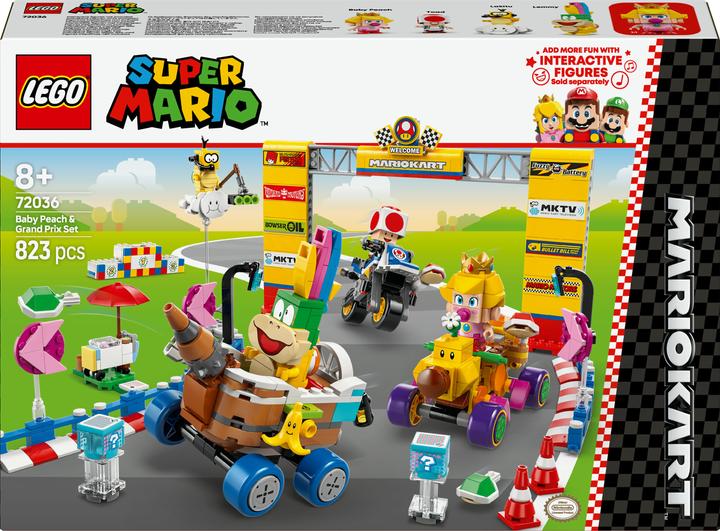 LEGO Mario Kart - Kit bébé Peach & Grand Prix (72036, LEGO Super Mario)