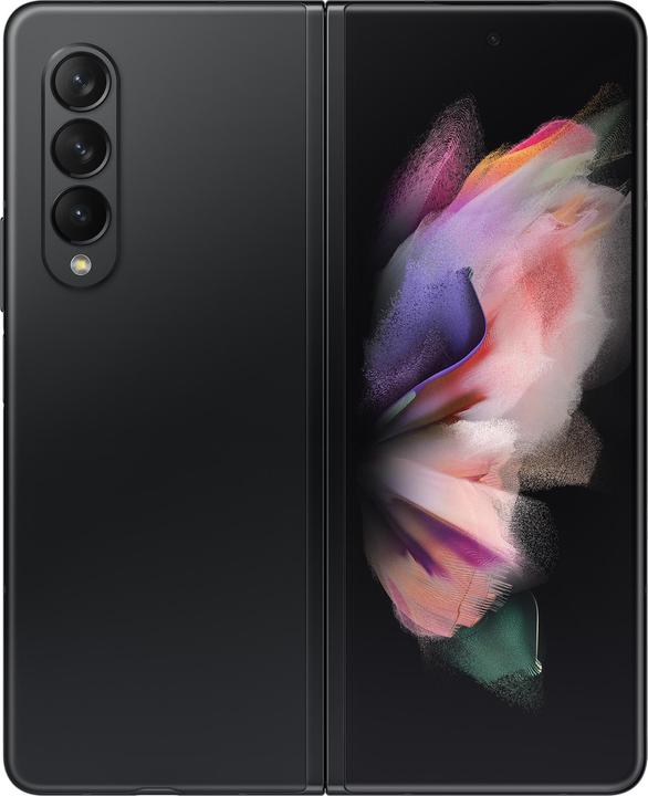 Samsung Galaxy Z Fold3 5G EU (256 GB, Phantom Black, 7.60", Dual SIM, 12 Mpx, 5G)
