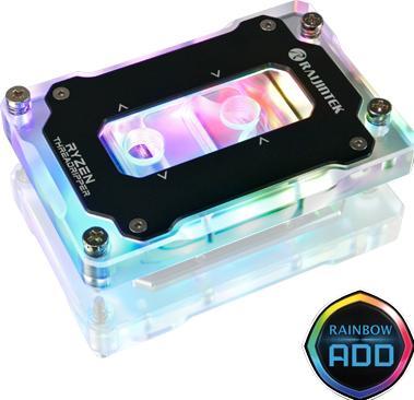 Produktbild Raijintek CWB TR4-RBW RGB Wasserkühler für Sockel TR4
