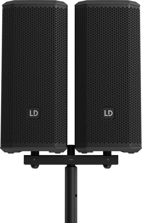 Actual product image LD Systems DAVE 10 G4X DUAL STAND - T-stand Speaker Stand for DAVE 10 G4X (1 pcs., Stand, Height-adjustable)