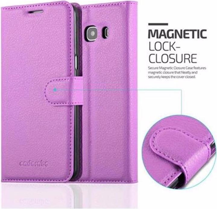 Actual product image Cadorabo Book with stand function cover (Samsung Galaxy J5 (2016))