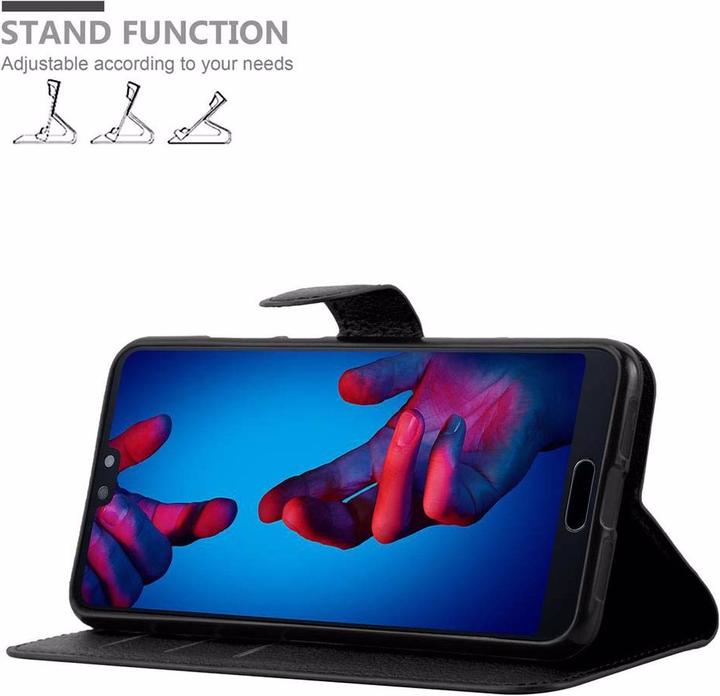 Produktbild Cadorabo Book mit Standfunktion Cover (Huawei P20)