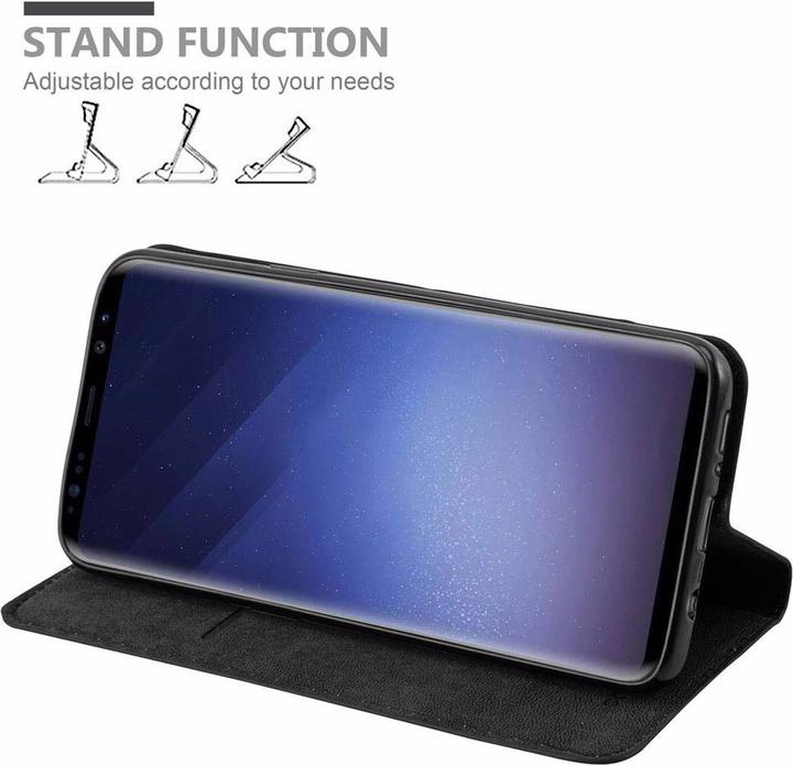 Actual product image Cadorabo Book Invisible Magnet Cover (Samsung Galaxy S9+)