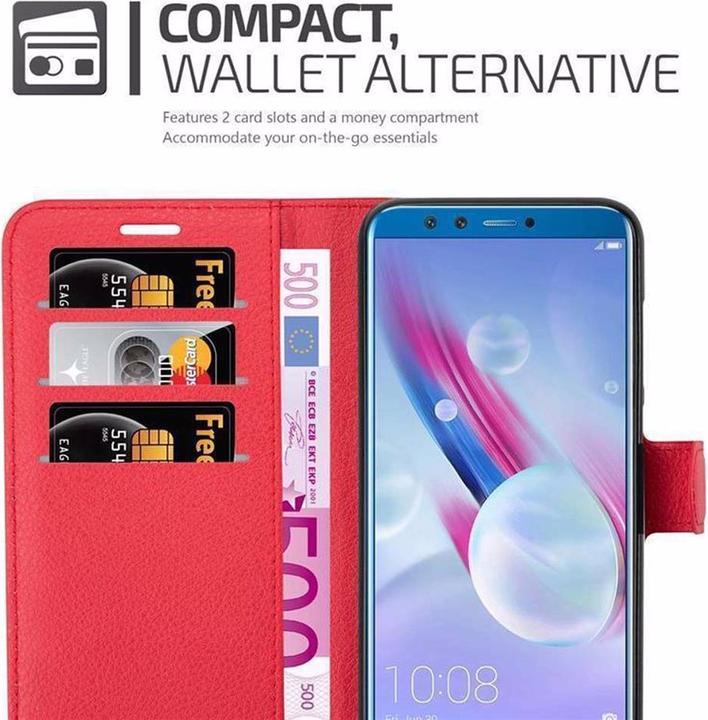 Actual product image Cadorabo Book with stand function cover (Honor 9 Lite)