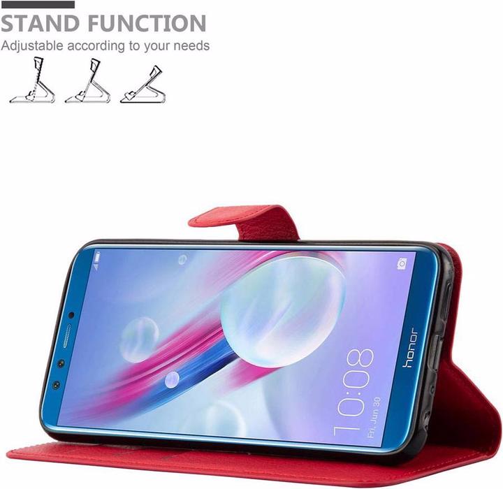 Actual product image Cadorabo Book with stand function cover (Honor 9 Lite)