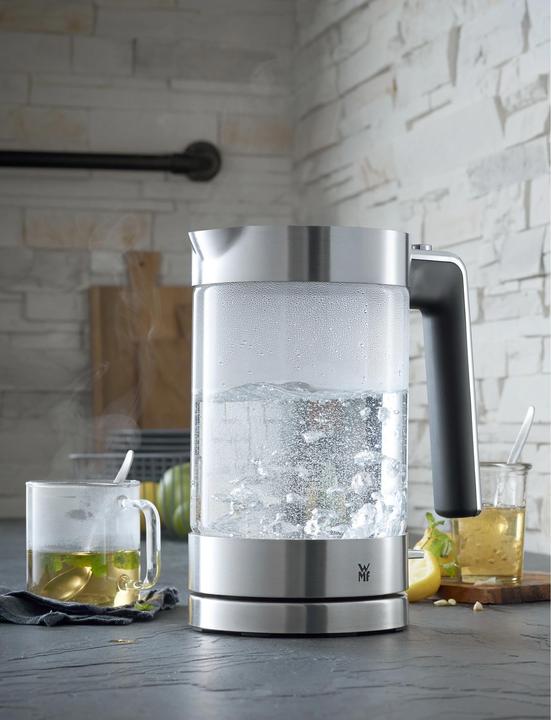 Produktbild WMF Wasserkocher Glas 1,7l SCHOTT Glas 360° Gerätesockel Lono 3000W bpa-frei (1.70 l)