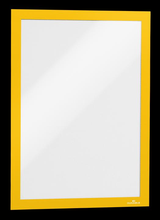 Actual product image Durable 2 magnetic frames self-adhesive DURAFRAME® yellow