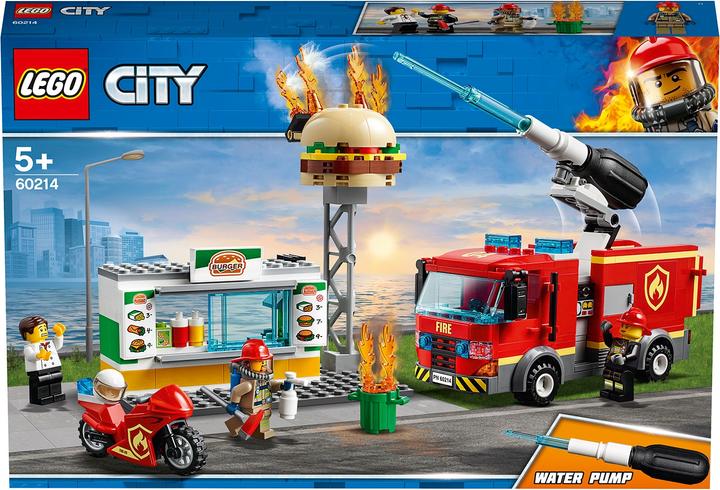 Immagine prodotto LEGO Impiego dei vigili del fuoco al ristorante Burger (60214, LEGO City)