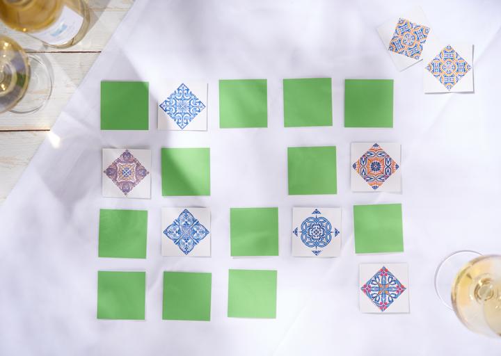 Produktbild VBS XXL Blanko Legekarten, 6 x 6 cm, 60 Stück (60 Teile)