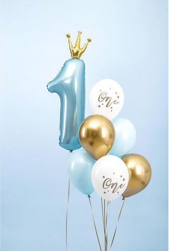 Immagine prodotto Partydeco Palloncini per il primo compleanno "Uno
