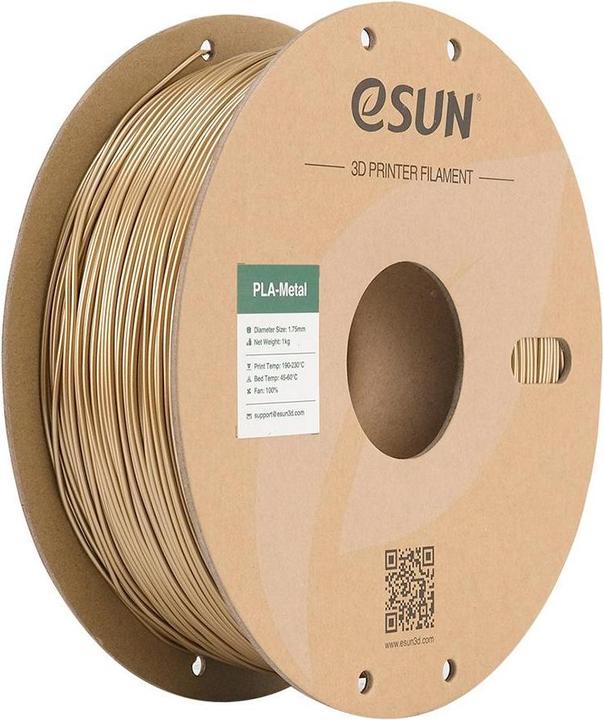 Actual product image eSUN ePLA-Metal Bronze Filament 1.75mm 1Kg (PLA, 1.75 mm, 1000 g, Gold)
