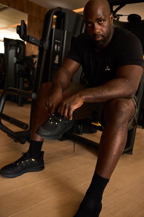 Image du produit Domyos Chaussures de sport Sneaker Hommes Fitness co-créé avec Teddy Riner - noir (43)
