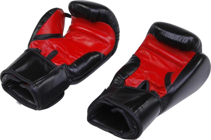 Actual product image Ju-Sports Boxing gloves black / red (10 OZ, 10)