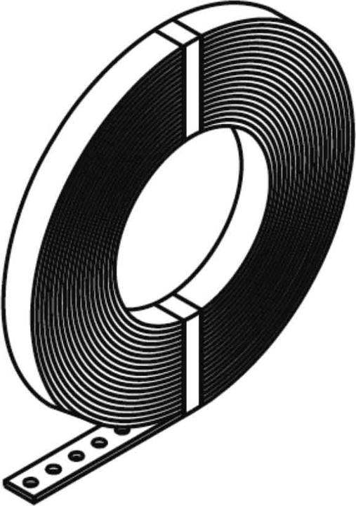 Immagine prodotto Pollmann POLL 1000201 Nastro di montaggio 12x0,75mm w.sheathing rotolo 10m (12 mm)