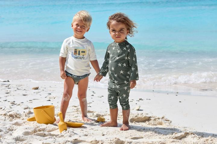 Produktbild Lässig Baby-Bademode Bade-Shirt LSF Short Sleeve Rashguard - Camper (74)