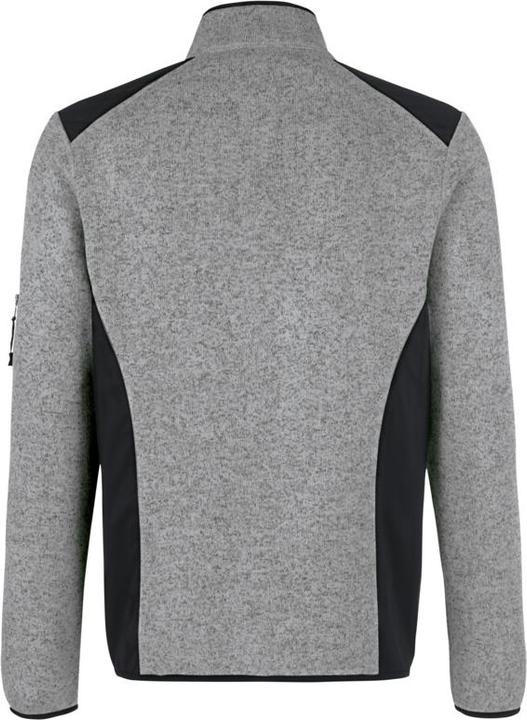 Immagine prodotto Hakro Giacca in pile lavorata a maglia Dawson grigio screziato, S (S)