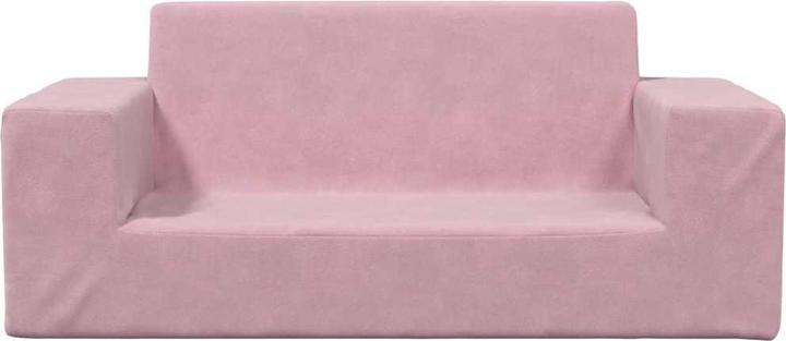Image du produit VidaXL Canapé enfant 2 places Rose Doux en peluche (Canapé pour enfants)