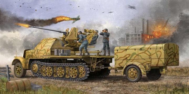 Immagine prodotto Trumpeter Flak 37 tedesco da 3,7 cm su cannone semovente Sd.Kfz. 7/2 versione avanzata