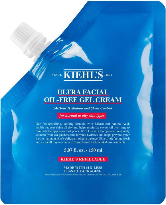 Kiehl's Ultra Facial Oil-Free Gel Cream Refill Pouch Gel (150 ml, Gesichtsgel)