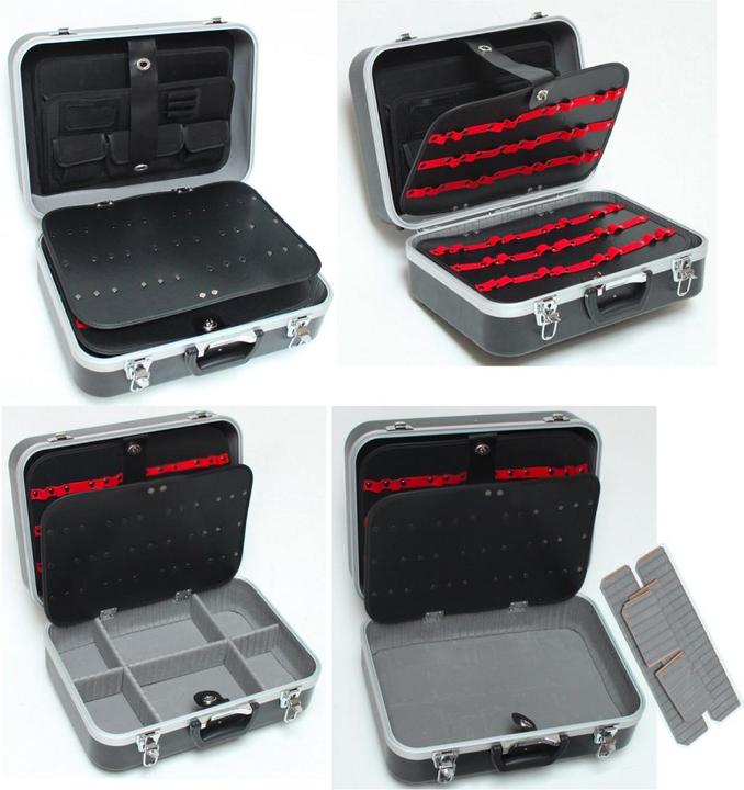 Immagine prodotto Dema Cassetta degli attrezzi Trolley Pilot Case ABS nero 6+