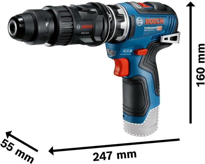 Productafbeelding Bosch Professional GSR 12V-35 FC (Oplaadbare batterij)