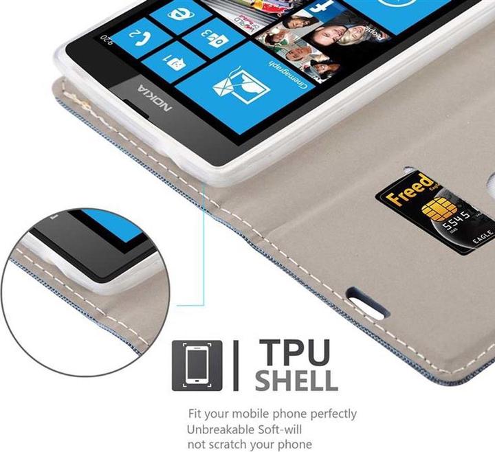 Actual product image Cadorabo Book Jeans Optics Cover (Nokia Lumia 520)