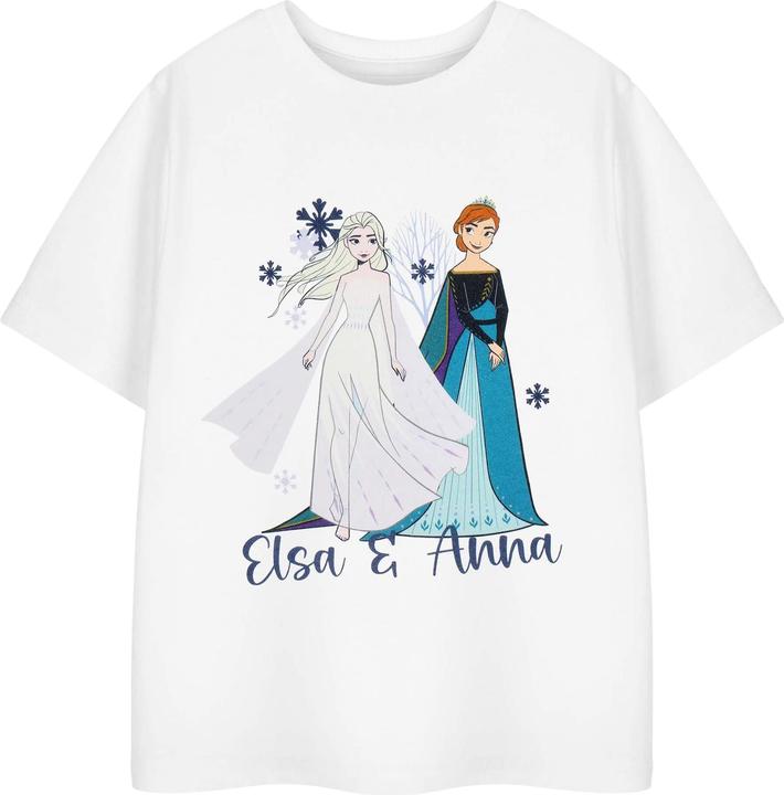 Immagine prodotto Disney Frozen Maglietta Anna ed Elsa Ragazze (146, 152)