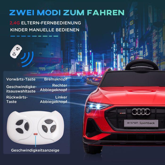 Produktbild Homcom Kinder-Elektroauto mit Fernbedienung und Musikfunktion (12 V)
