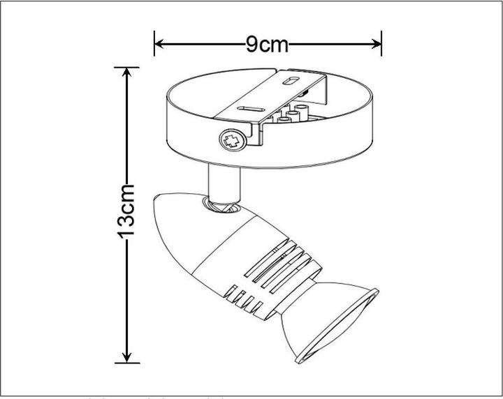 Actual product image Lucide Carpo (350 lm, GU10)