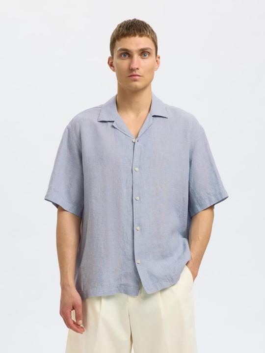 Image du produit Selected Homme 100% Leinen Kurzarmhemd (M)