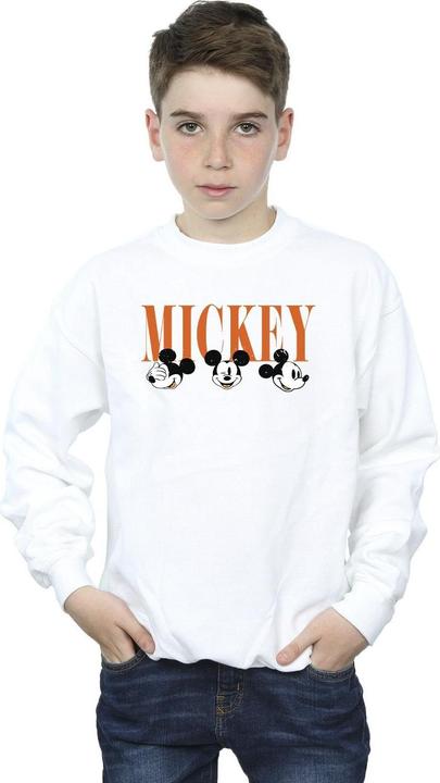Actual product image Disney Boys Mickey Mouse Faces Sweatshirt (104)