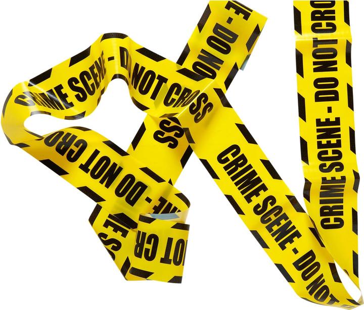 Actual product image Widmann Crime Scene Barrier Tape