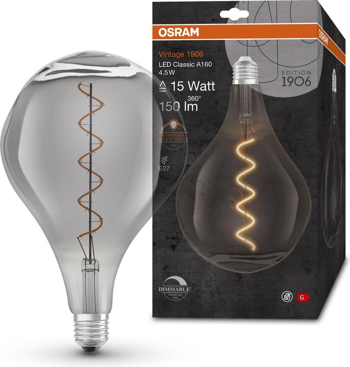 Produktbild Osram Vintage 1906 (E27, 4.50 W, 150 lm, 1 x, G)