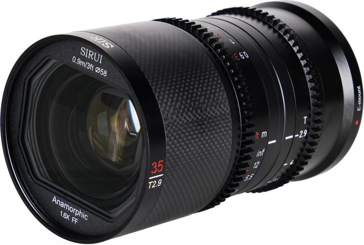 Image du produit Sirui Saturn 35mm T2.9 1.6x anamorph Sony E (Sony E, Plein format)