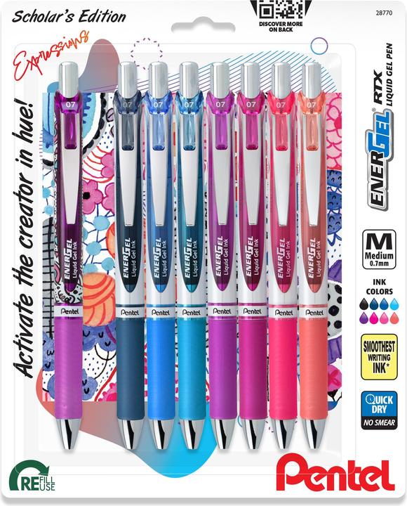 Blue, Night blue, Cyan, Violet, Pink, Coral, Magenta