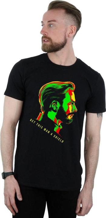Immagine prodotto Maglietta Uomo Avengers Infinity War Get This Man A Shield (XL)