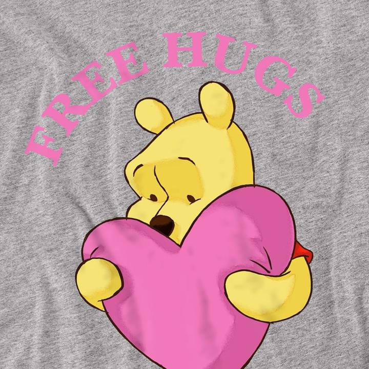 Produktbild Winnie the Pooh Free Hugs TShirt Valentinstag (L)
