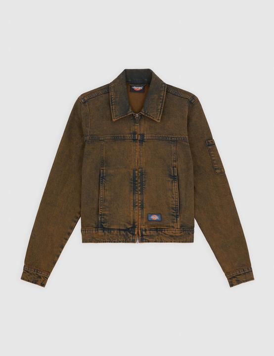 Actual product image Dickies Denim Slim Jacket W Indigo Brown (XS)
