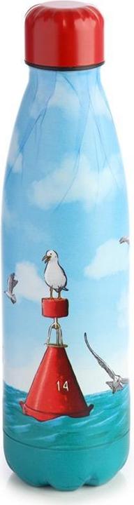 Produktbild Puckator Kinder Trinkflasche aus Edelstahl isoliert für heiss & kalt Möwen Motiv (0.50 l)
