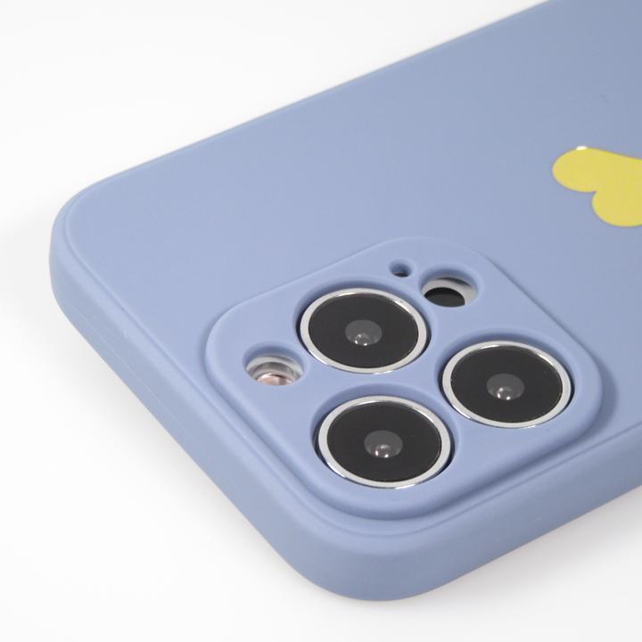 Produktbild PhoneLook Hülle Silikon Mat Herz gold (Apple iPhone 16 Pro)