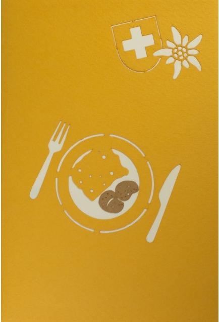 Produktbild Hervorragend 3D Pop-up-Karte Raclette (1 Stk.)