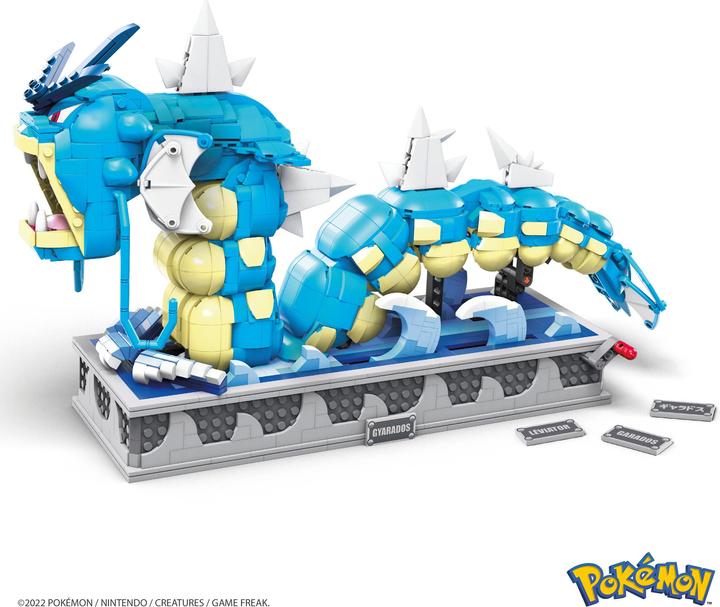 Actual product image Mega Construx Pokémon Motion Gyarados
