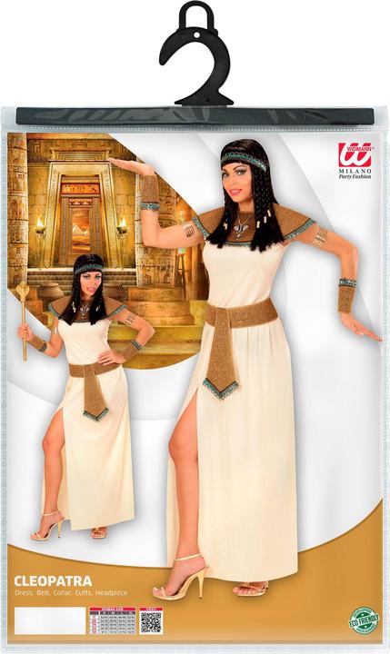 Actual product image Widmann CLEOPATRA (Kleid, Gürtel, Kragen, Armbänder, Kopfschmuck), XS (XS)