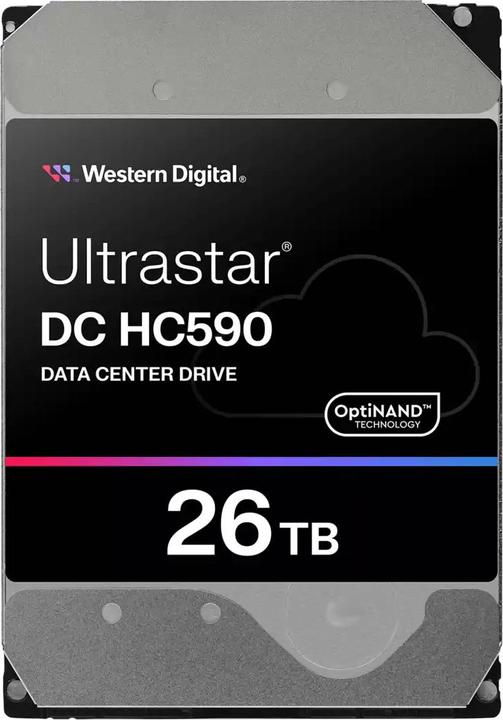 Actual product image WD Ultrastar DC HC590 3.5inch 26.1 24TB 512 7200RPM SAS ULTRA 512E SE P3 (24 TB, 3.5", CMR)