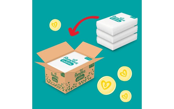 Actual product image Pampers Baby-Dry Pants (Size 7, Monthly box, 126 Piece)
