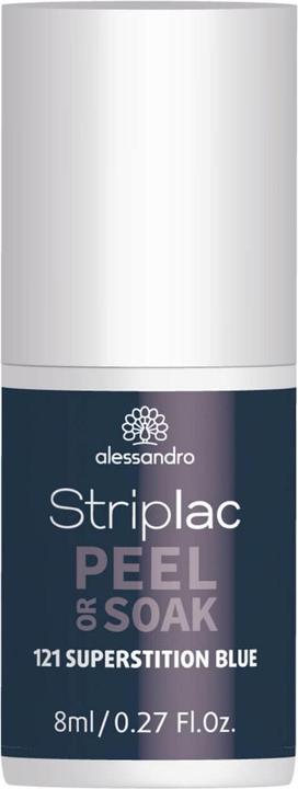 Produktbild Alessandro Striplac Peel or Soak Superstition Blue 8 ml (121 Superstition Blue, Abziehbarer Nagellack)