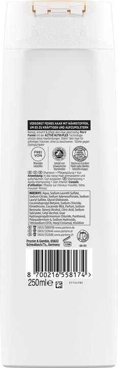 Immagine prodotto Pantene 3in1 Volume puro (250 ml, Shampoo liquido)