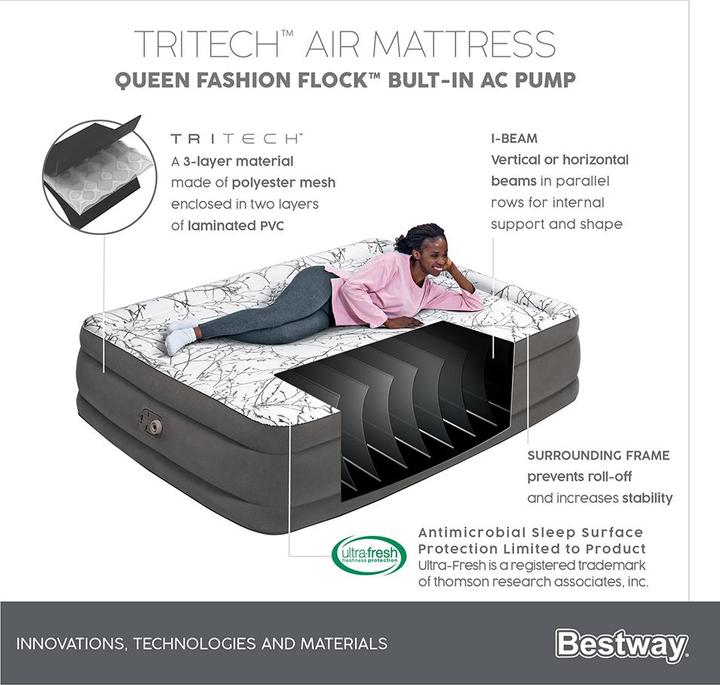 Produktbild Bestway Air Bed Queen (150 x 200 cm)