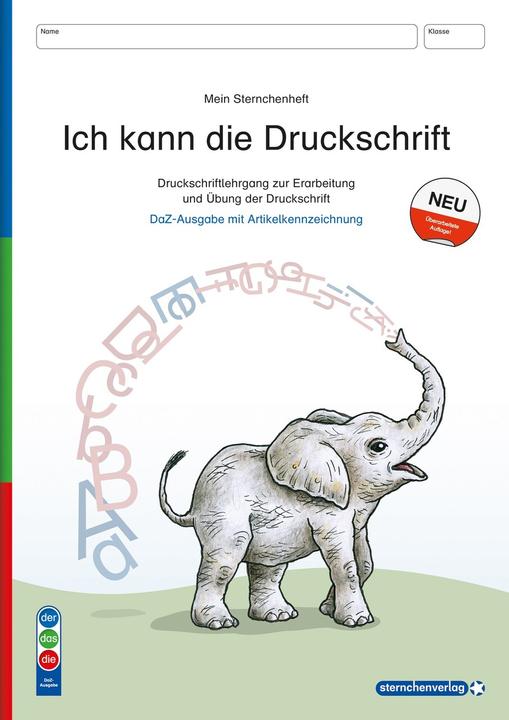 Produktbild Ich kann die Druckschrift Ausgabe mit Artikelkennzeichnung (Deutsch, Katrin Langhans, sternchenverlag GmbH, 2016)